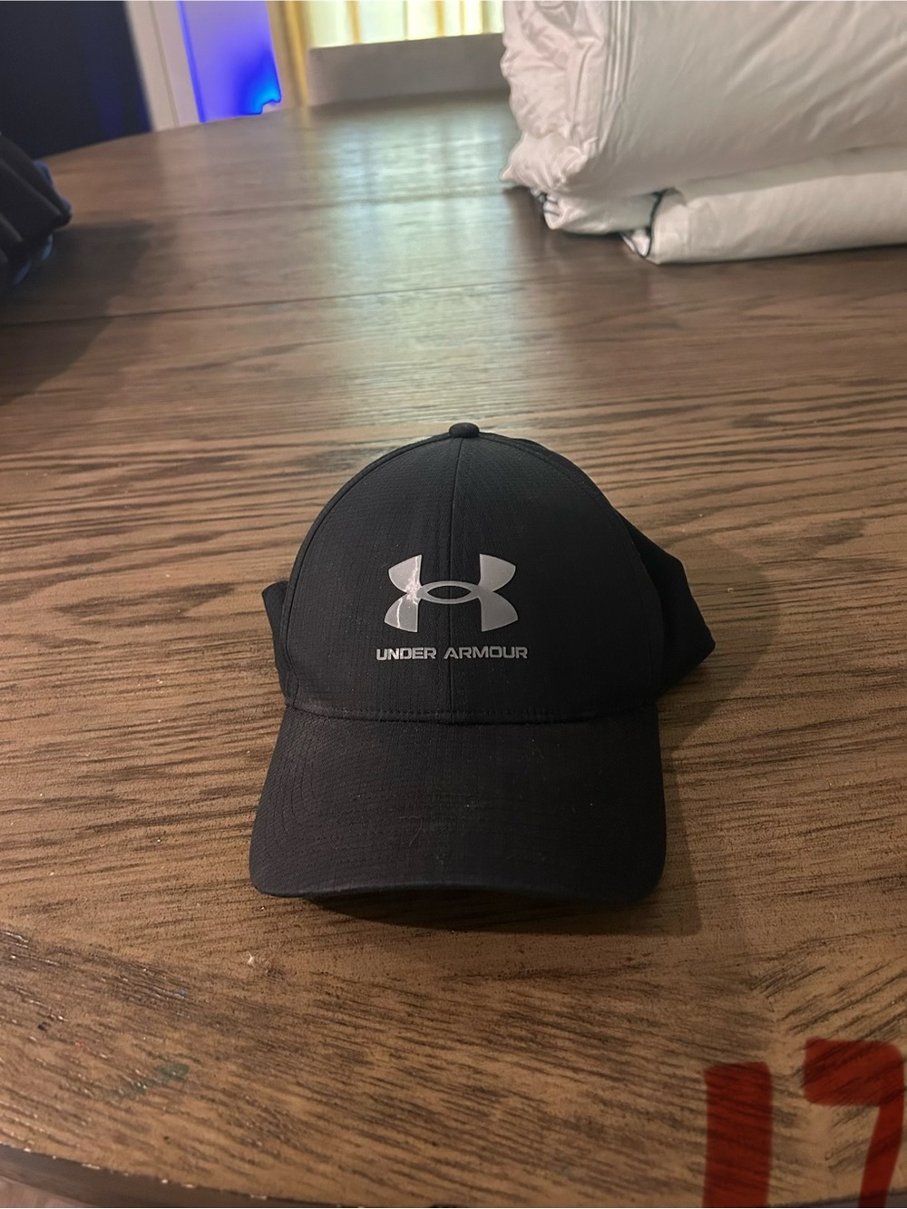 Under Armour Black Cap with Silver Logo